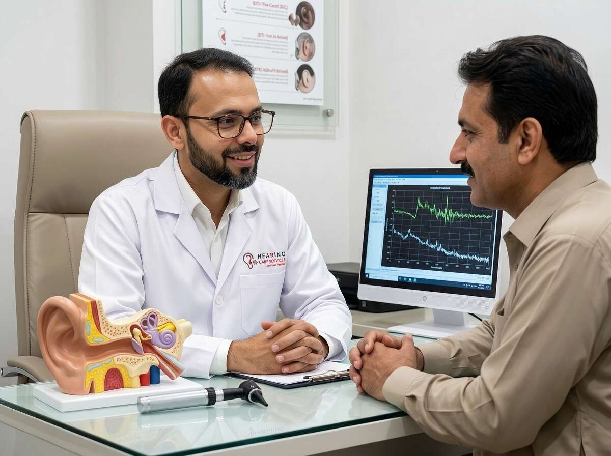 Advanced tinnitus care and audiologist consultation